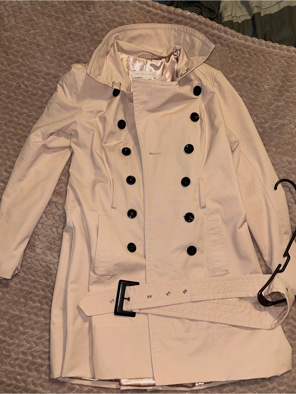 Women’s Double-Breasted Beige Trench Coat